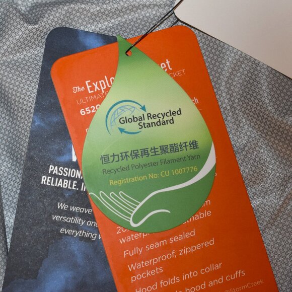 NWT Men's Storm Creek Explorer Waterproof Rain Jacket Sz 2XL Seabourn Cruises - Picture 11 of 11